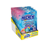 HI-CHEW paquete frontal mostrando cuatro bolsas, ideal para compartir