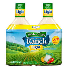JOGRO Hidden Valley Ranch Light frente del envase mostrando etiqueta y tamaño práctico