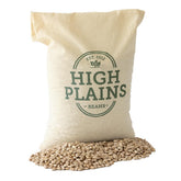 High Plains Beans bolsa frontal mostrando la marca y tamaño de 10 lb, ideal para reservas