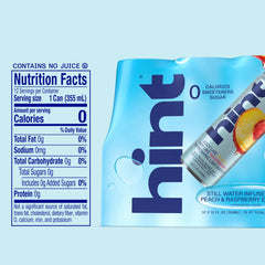 Hint pack de 12 latas en caja ideal para almacenamiento