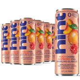 Hint lata frontal Peach Raspberry mostrando diseño y conveniencia