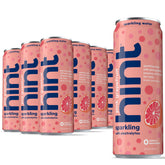Hint lata frontal Pink Grapefruit mostrando diseño y frescura