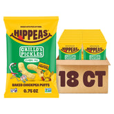HIPPEAS frontal del empaque mostrando sabor y tamaño práctico