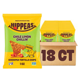 HIPPEAS paquete frente chile limón mostrando bolsitas individuales y conveniencia