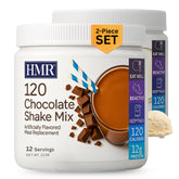 HMR empaque frontal pack de 2 mostrando sabores y conveniencia