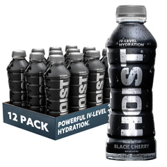 HOIST envase frontal black cherry mostrando diseño y volumen útil