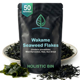 Holistic Bin empaque frontal del wakame atlántico, conserva sabor auténtico