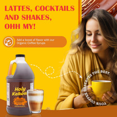 Holy Kakow detalle de etiqueta con ingredientes orgánicos y origen artesanal