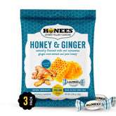 Honees empaque frontal mostrando diseño y peso del producto