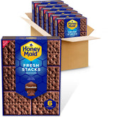 Honey Maid frente de la caja mostrando 36 paquetes y conveniencia
