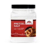 Hoosier Hill Farm empaque frontal mostrando sal gruesa y claridad de marca