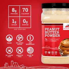 Hoosier Hill Farm polvo reconstituido en bol, listo para untar y consumir