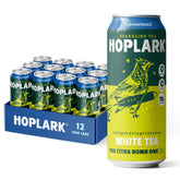 Hoplark lata frente mostrando diseño y refresco limpio