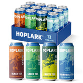 Hoplark pack frontal mostrando las cuatro variedades y beneficio de variedad