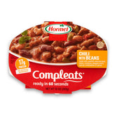 HORMEL COMPLEATS frente de la bandeja mostrando el empaque listo