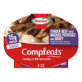 HORMEL bandeja frente del empaque mostrando conveniencia lista en 60 segundos