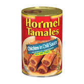 Hormel lata frontal mostrando etiqueta y ventaja de conveniencia