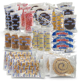 Hostess frente del empaque mostrando el surtido y facilidad para compartir