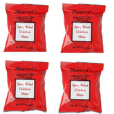 Howard's empaque frontal mostrando pack de 4 bolsas, ideal para snacks portátiles