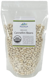 Hunza Natural Foods frijoles Cannellini pouch resellable mantiene frescura