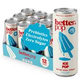 Hyburst Better Than Pop lata frontal mostrando etiqueta y sabor Ice Pop
