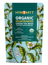 HYNTMYT paquete frontal mostrando 120 bolsitas y sello USDA Organic para confianza