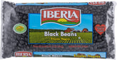 Iberia frijoles negros frente del empaque mostrando la marca y la presentación
