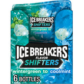 Ice Breakers botella frontal mostrando diseño y facilidad de transporte