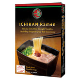 Ichiran frente del empaque mostrando marca y diseño auténtico