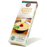 Ichiran caja frontal del kit vegano mostrando la marca y la presentación, conveniencia visual