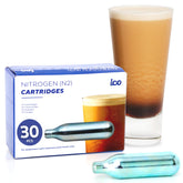 ICO cartuchos N2 2g vista frontal, suministro fiable para nitro