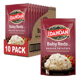 Idahoan empaque frontal mostrando pack de 10 y conveniencia