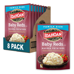 Idahoan paquete frontal mostrando pouches familiares y conveniencia