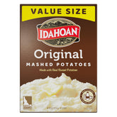 Idahoan empaque frontal del pack de 8 mostrando tamaño valor y marca