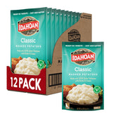 Idahoan empaque frontal que muestra el producto listo y conveniencia