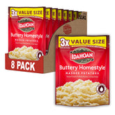 Idahoan paquete de 8 frente mostrando el envase valor y marca para compras prácticas