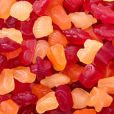 ILIKE! paquete frontal de Tropical Fruit Jelly Candy Mix mostrando diseño y tamaño práctico