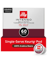 illy empaque frontal mostrando paquete de cápsulas intensas y conveniencia