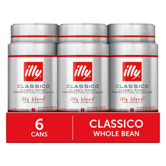 Detalle de granos de illy en grano con textura visible, evidencia frescura y aroma.