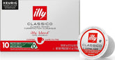 illy frontal del empaque mostrando 10 cápsulas y ventaja conveniencia