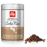 illy paquete frontal de 250 g mostrando el logo y tueste medio, conserva frescura