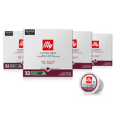 illy cápsula K-Cup frente mostrando envase y ventajas de conveniencia