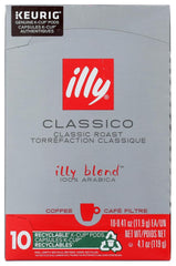 illy pack frontal con 2 paquetes de 10 cápsulas, conveniencia y sabor consistente