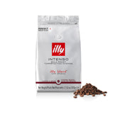 illy lata frontal Intenso mostrando etiqueta y beneficio conservación