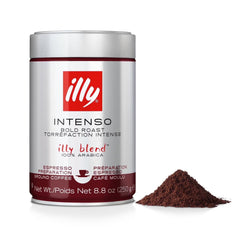 illy lata frontal mostrando el envase y preservación del aroma