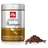 illy lata frontal del Arabica Selections Nicaragua mostrando el envase presurizado y frescura