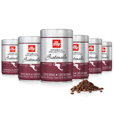 illy paquete frontal Guatemala grano entero mostrando origen y tueste medio