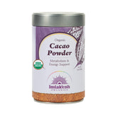 Imlak'esh Organics frente de lata de cacao que conserva frescura