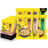 immi pack frontal mostrando los tres sabores y conveniencia inmediata