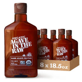 IN THE RAW frasco frontal color ámbar muestra sabor caramelizado